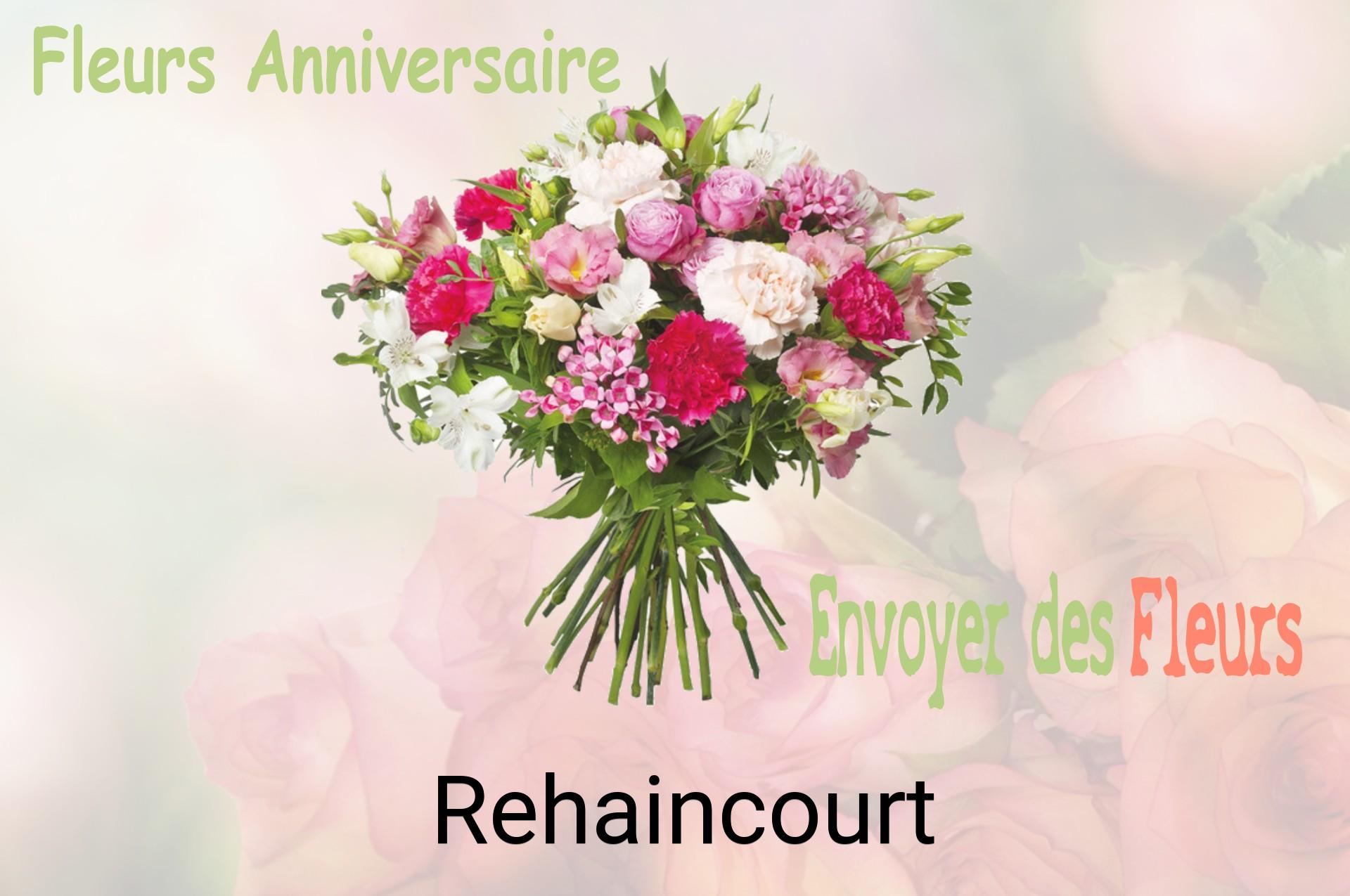 Bouquet de fleurs d’anniversaire livré à Rehaincourt