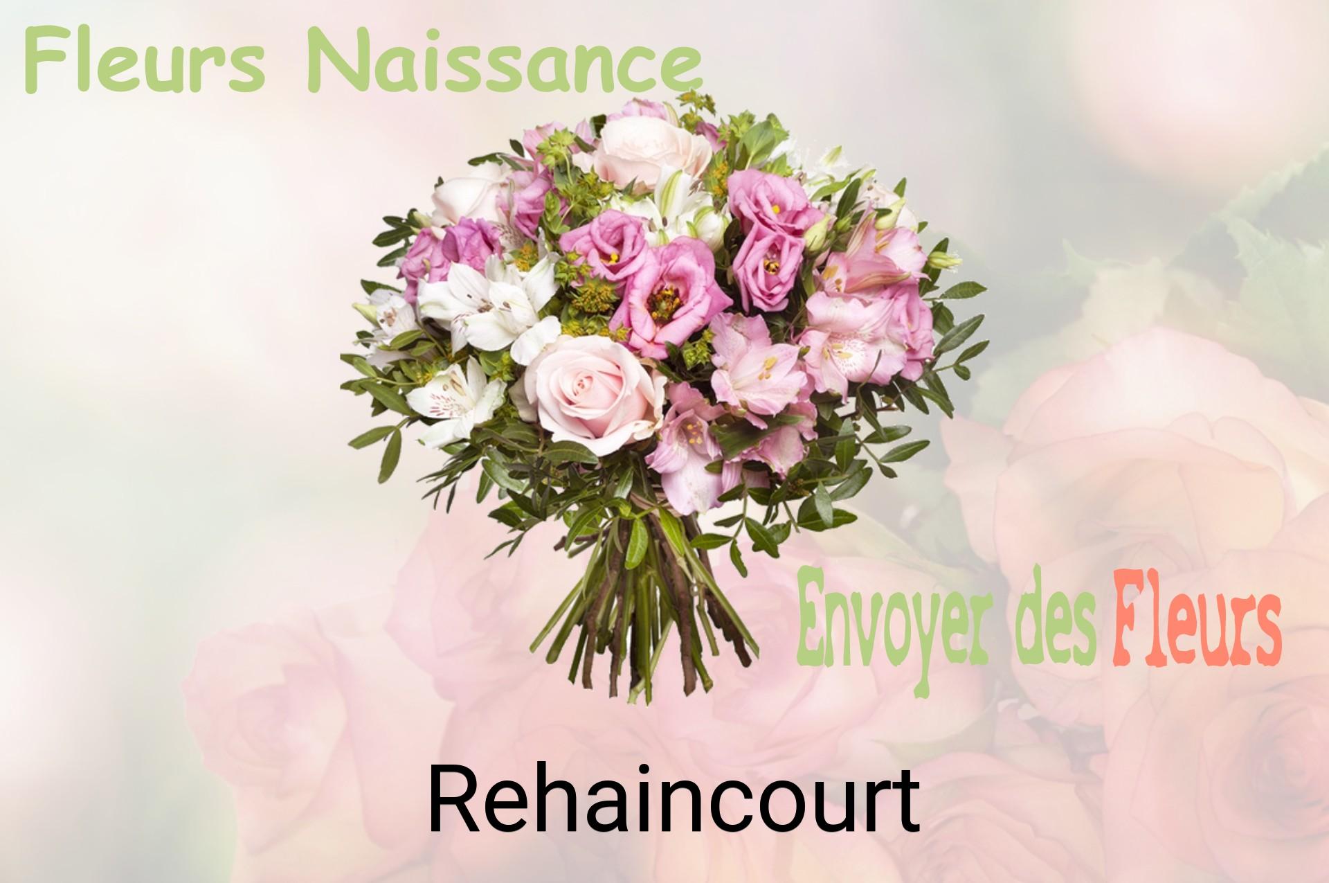 Bouquet de fleurs de naissance livré à Rehaincourt